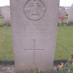 Charles Bird's gravestone in Duisans British Cemetery, Etrun, France