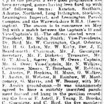 Cricket Club article in the Leamington Courier, 18 April 1919