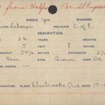 Clement Gascoigne's ID Card, side 2