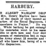 Obituary of Albert Marlow, Coventry Herald, 11 August 1916