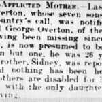 Obituary of Gabriel Overton, Leamington Spa Courier, 15 June 1917