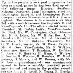 Cricket Club article in the Leamington Courier, 18 April 1919