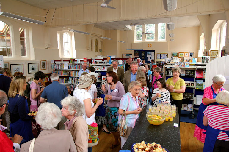 Inside Harbury Library