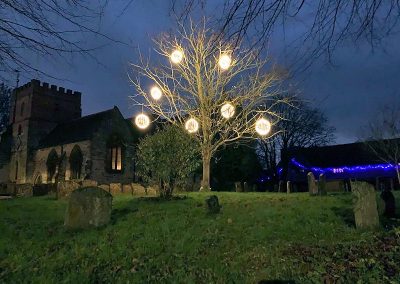 Seasonal Lights at the Church