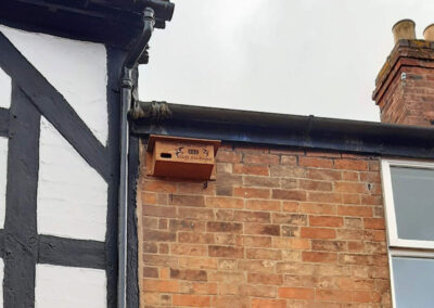 Harbury Parish Council swift nest box number 11
